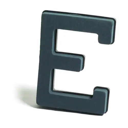 Letter E